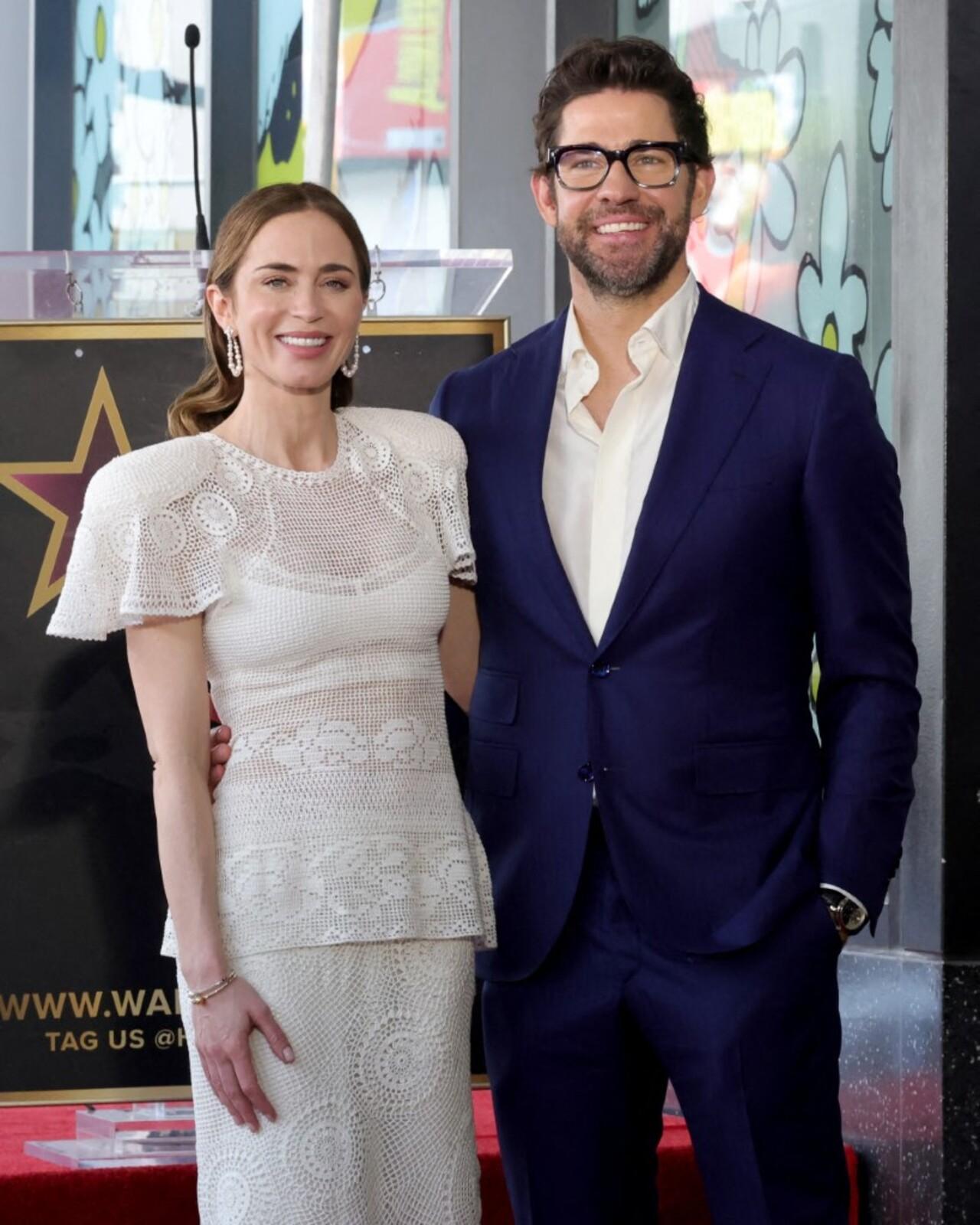 Emily Blunt and John Krasinski
Emily Blunt and John Krasinski co-starred in the highly successful horror thriller A Quiet Place (2018) and its sequel A Quiet Place Part II (2020), following their marriage in 2010. Emily Blunt and John Krasinski
Emily Blunt and John Krasinski co-starred in the highly successful horror thriller A Quiet Place (2018) and its sequel A Quiet Place Part II (2020), following their marriage in 2010.