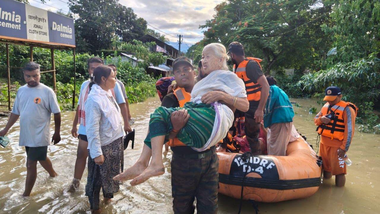 Thirteen people, including four women and two children, drowned in floodwaters in the Sivasagar district, followed by five, including two children, in Charaideo, two in Golaghat, and one woman in Jorhat, it added
