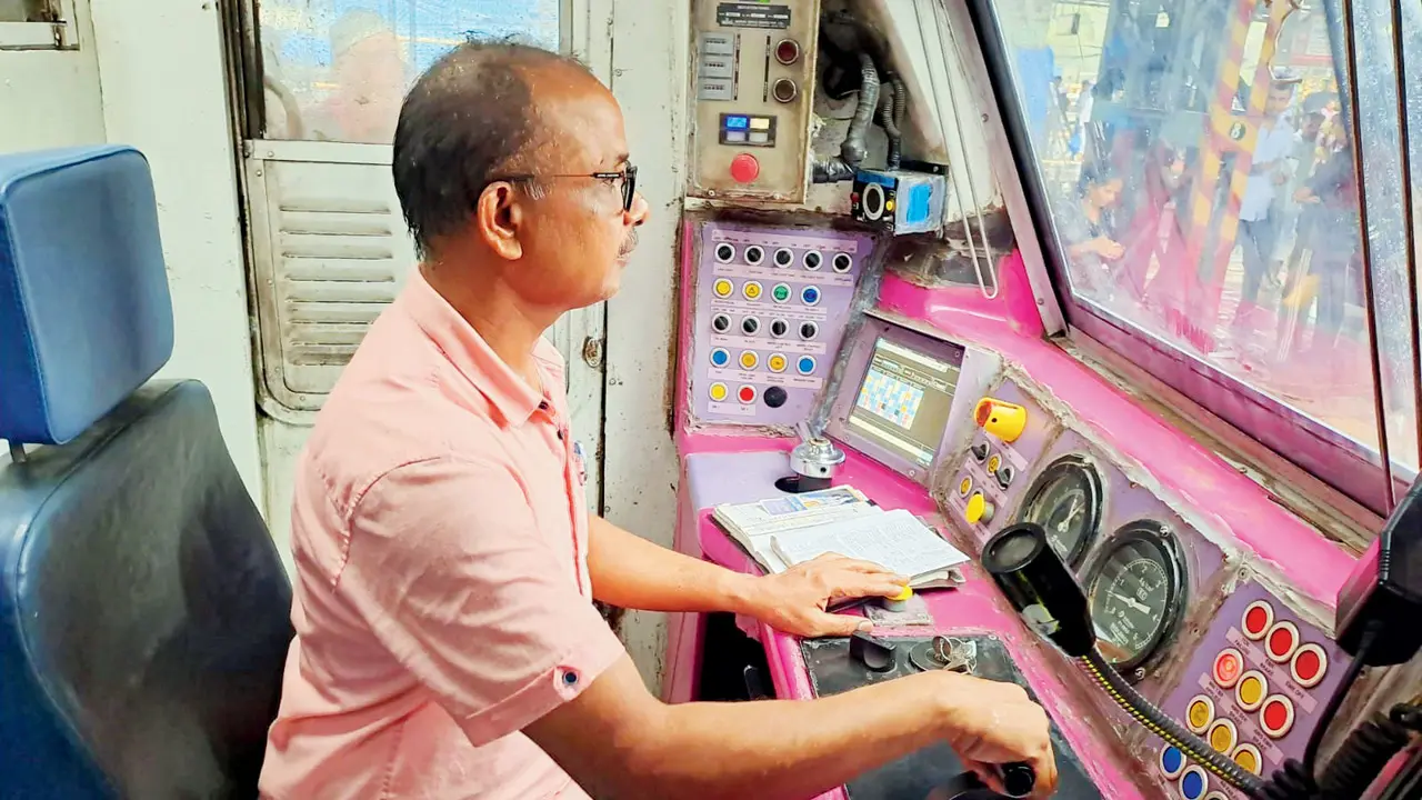 Mid-Day Exclusive: How Mumbai motormen keep local trains moving in heavy rain BMK Rao, motorman, WR. Pic/By Special Arrangement
