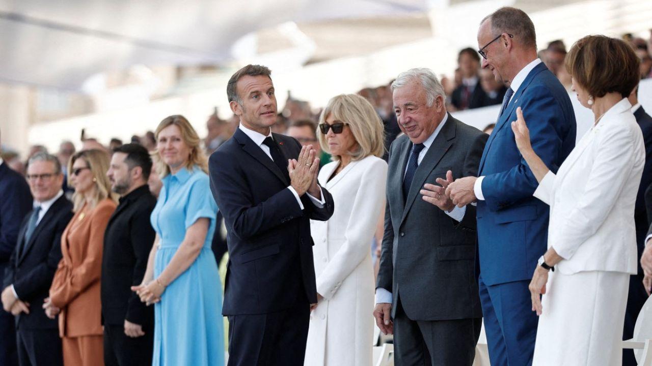 On President Emmanuel Macron's last Bastille Day as president, he is hosting around 30 other leaders for an event that appears aimed at showing both Russian President Vladimir Putin and US President Donald Trump that Europe is united and stepping up to defend itself