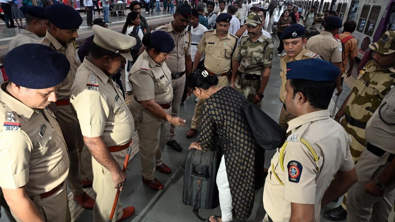 The security drive comes after concerns over passenger safety grew following multiple incidents of assault and fatal stabbing attacks on Mumbai's suburban trains