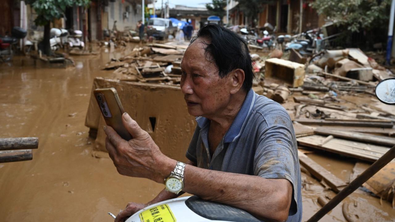 Authorities said nearly 130,000 residents have been evacuated as rescue teams continue operations across flood-hit areas of southern China.