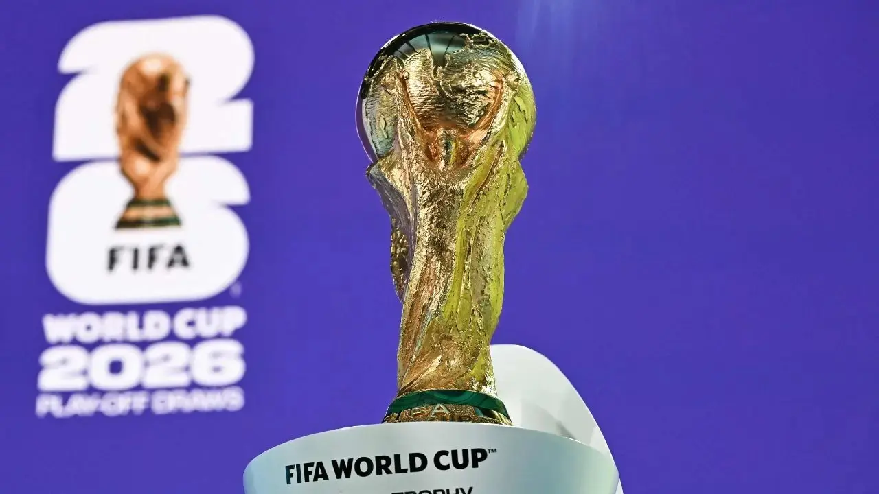 FIFA World Cup 2026 trophy to arrive in bespoke Louis Vuitton trunk for final The trunk features the iconic Louis Vuitton monogram canvas. Photo Courtesy: AFP