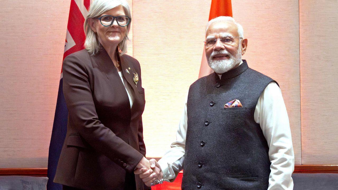 Prime Minister Narendra Modi concludes his Melbourne engagements with a meeting with Australia's Governor-General Sam Mostyn.