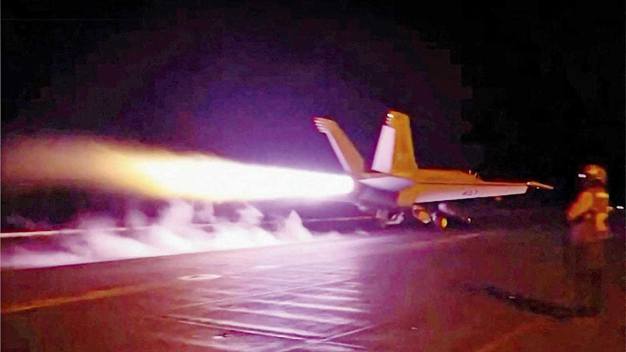 US forces carry out strikes targeting Iranian military capabilities for the 11th consecutive night. PIC/AFP