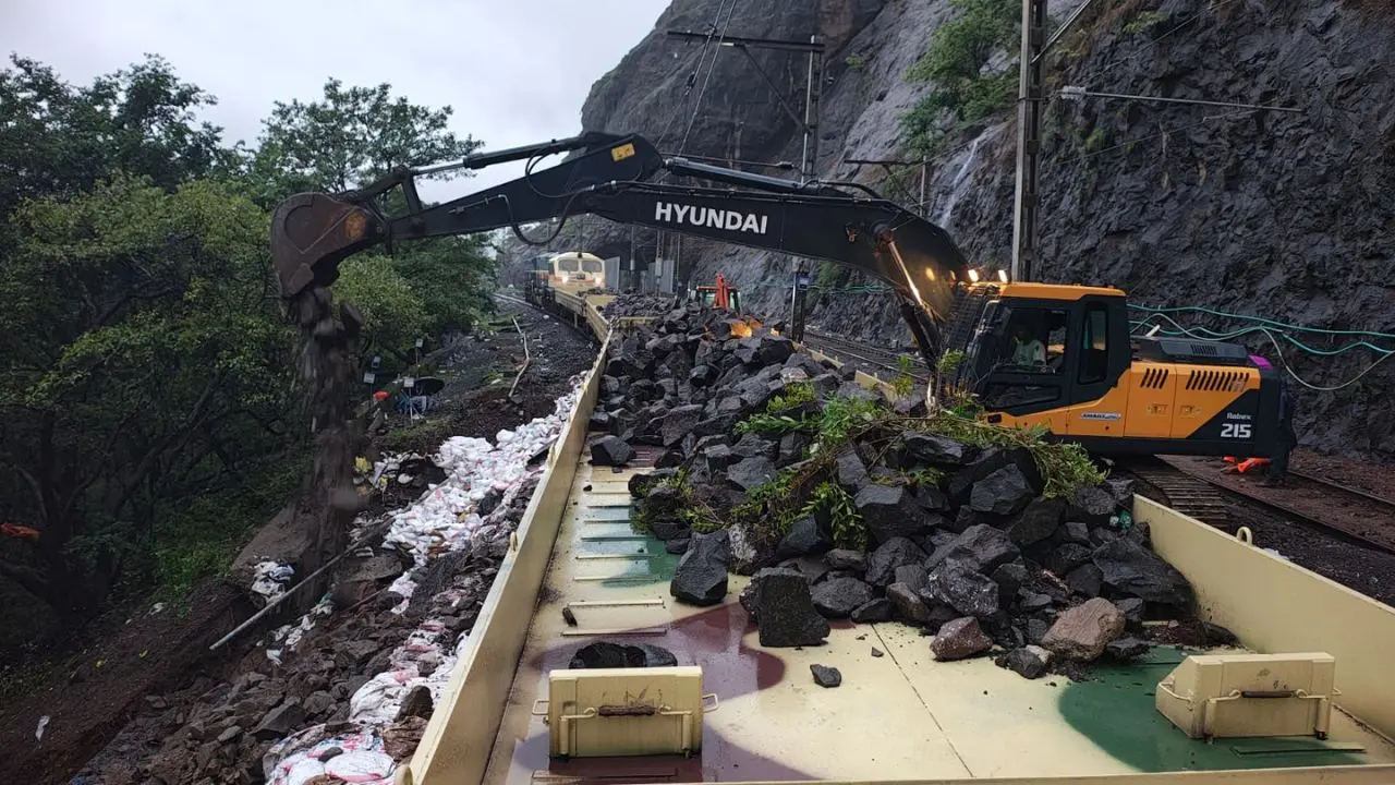 Khandala Ghat rail restoration back to square one as heavy rain washes away rebuilt track formations