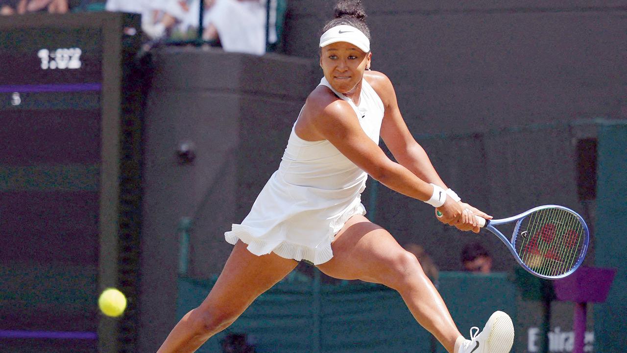 Wimbledon 2026 | ‘Glad to finally make a good memory here’: Naomi Osaka Naomi Osaka returns to Daria Kasatkina during their third-round match on Friday. Pic/AFP