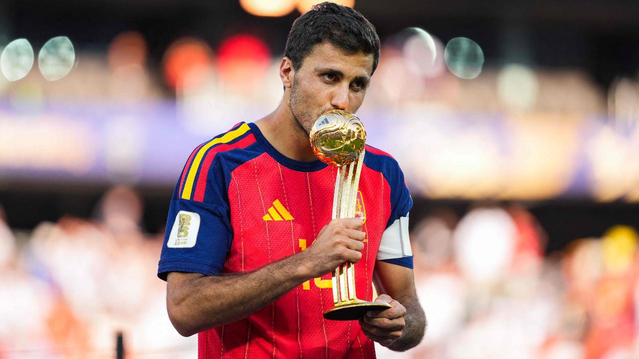 FIFA WC 2026: Rodri hails inspiring comeback after leading Spain to WC glory Spain captain Rodri (Pic: AFP)