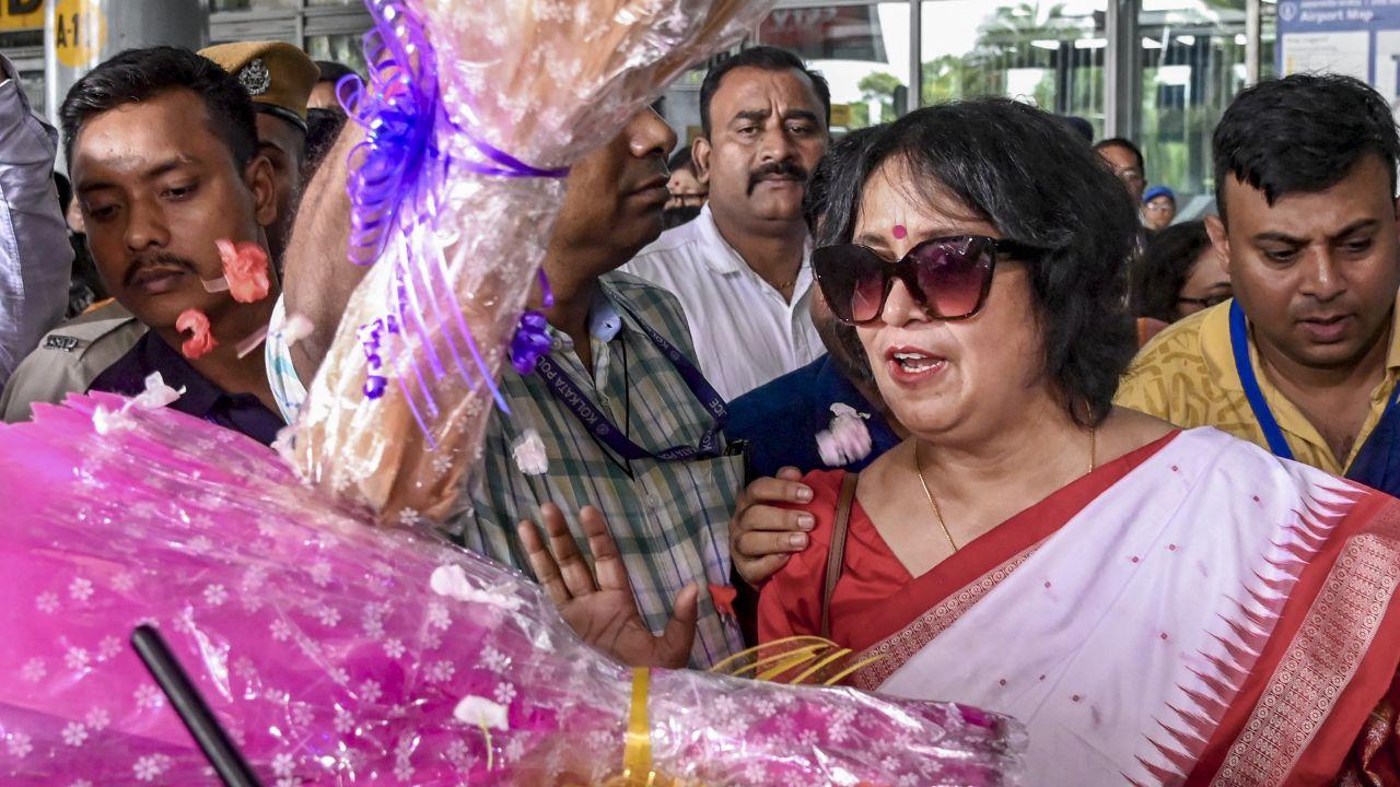 The author will make her first public appearance here at an anti-fundamentalism literary programme at Rabindra Sadan, where she is expected to recite poetry The author will make her first public appearance here at an anti-fundamentalism literary programme at Rabindra Sadan, where she is expected to recite poetry