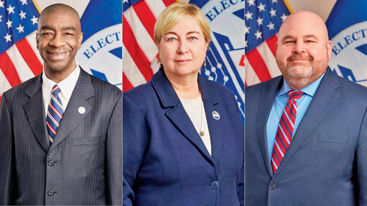 Trump fires members of US federal election commission (From left) EAC commissioner Thomas Hicks, and members Christy McCormick and Ben Hovland have been fired. PIC@www.eac.gov