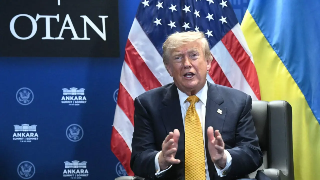 Trump says Iran ceasefire 'over' as fresh strikes escalate Hormuz crisis US President Donald Trump addresses reporters in Ankara, on Wednesday. PIC/AFP