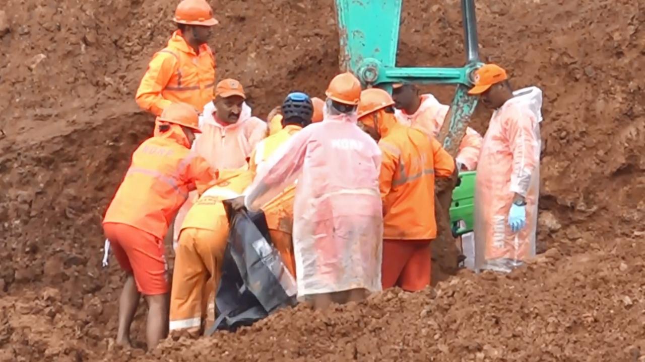 The mudslide occurred near Meenakshi Bridge at Kalladi on Thursday, where the Wayanad end of the tunnel road project is under construction.