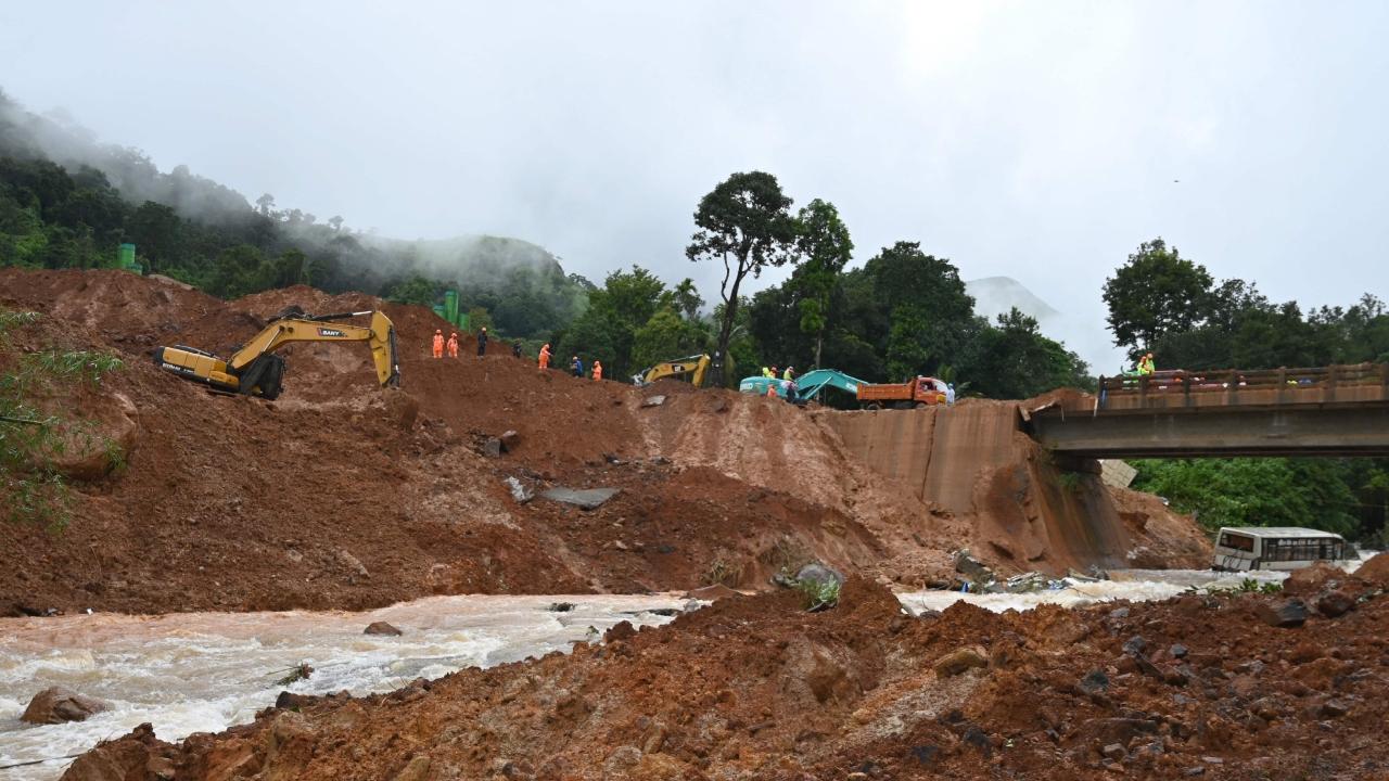 State Agriculture Minister T. Siddique, who is at the accident site, said that both bodies have been removed to the hospital.