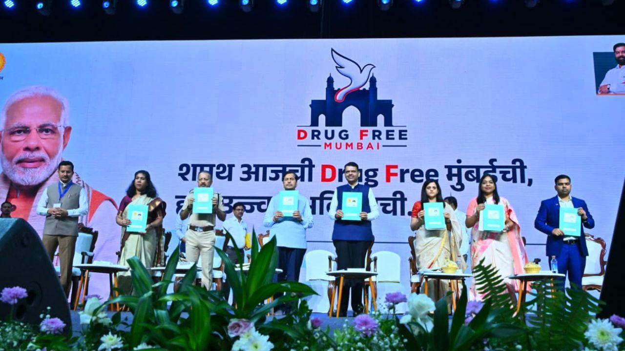 Maharashtra CM Devendra Fadnavis launches 'Drug-Free Mumbai' campaign CM Devendra Fadnavis launches Drug-Free Mumbai campaign, vows to eliminate drug peddling (Pic/Special arrangement)