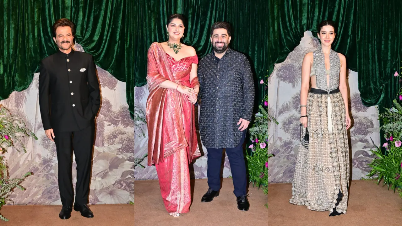 Anshula Kapoor and Rohan Thakkar`s wedding reception. Pics via Yogen Shah