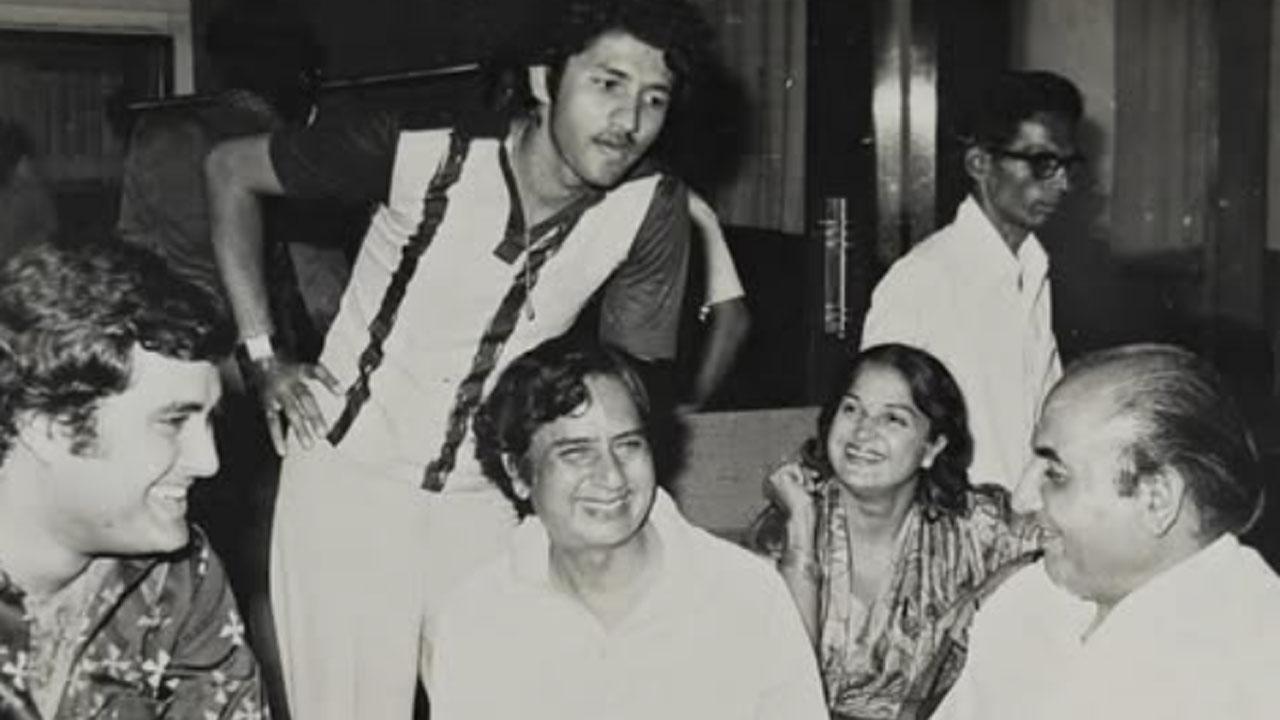 Anu Malik shares pic of father Sardar Malik with Mohammed Rafi and Prem Kishan Picture Courtesy/Anu Malik's Instagram account