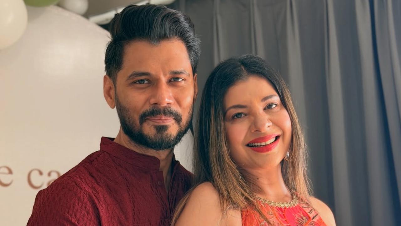 Avinash Dwivedi and Sambhavna Seth. Pic via Instagram
