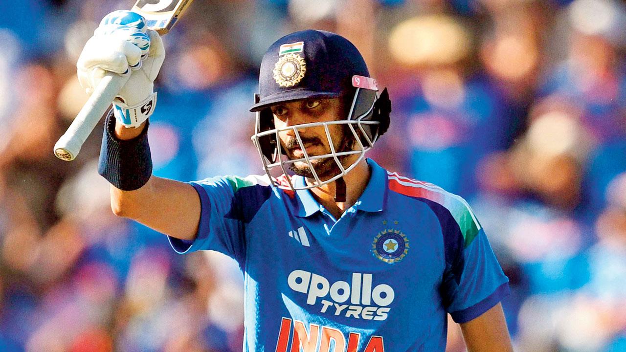 ‘Tried to hit too hard in T20Is, timing is the focus in ODIs’ Axar Patel India’s Axar Patel celebrates his half-century against England in Birmingham on Tuesday. Pic/AFP