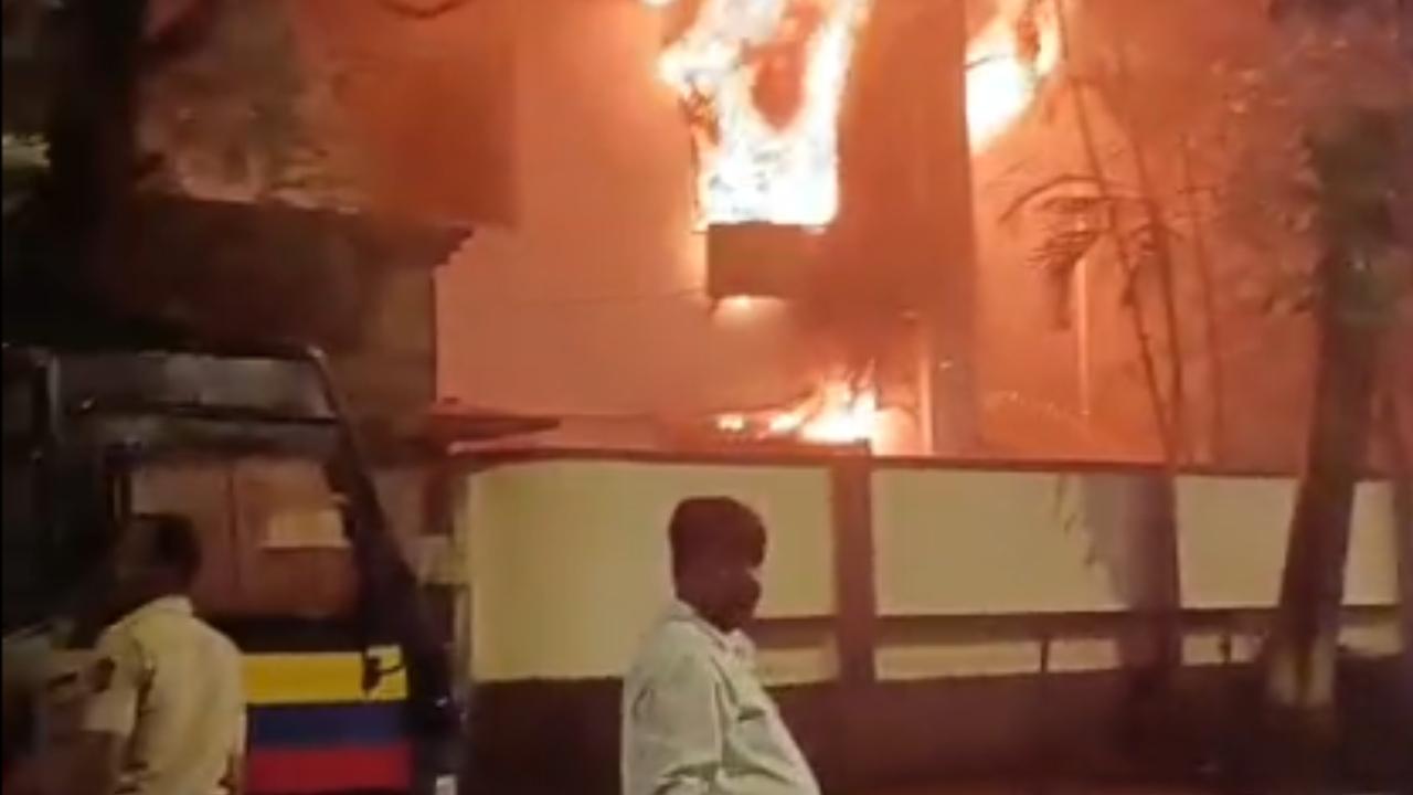 "Situation was under control. The police station was vacated after the blaze was reported," a police official from Byculla Police Station said
