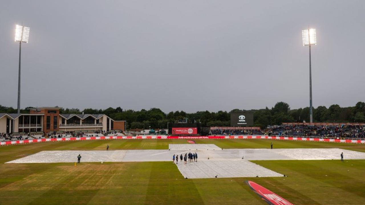 IND vs ENG 1st T20I: Match abandoned due to persistent rain in Chester-Le-Street Riverside Ground (Pic: X/@BCCI)
