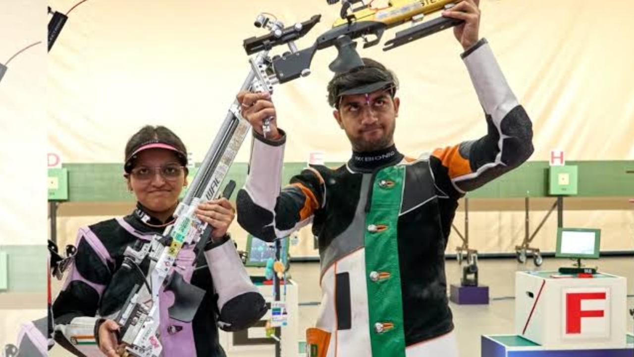 Sonam Maskar and Himanshu Dhillon bag 10m air rifle mixed bronze at ISSF WC Sonam Uttam Maskar and Himanshu Dhillon