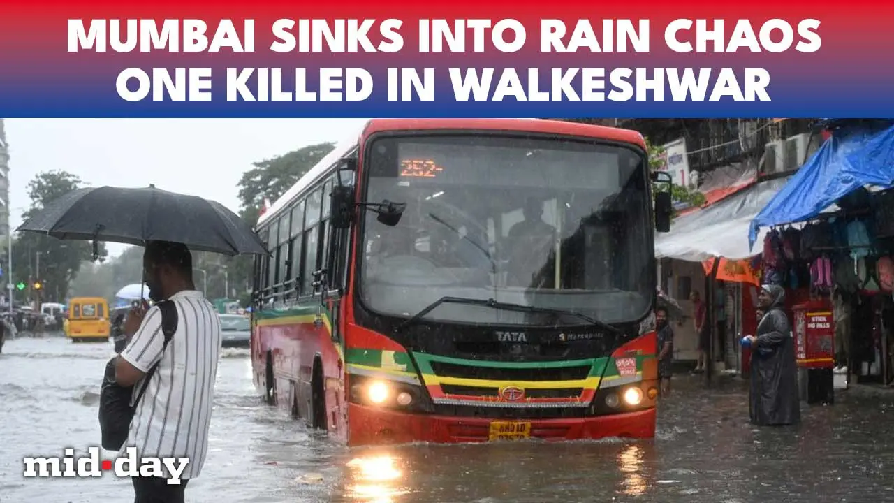 Mumbai Drowns: Rains Flood Roads, Trains Hit