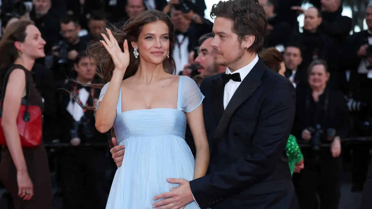 Dylan Sprouse and Barbara Palvin reveal baby's gender ahead of birth Barbara Palvin and Dylan Sprouse. Pic via AFP