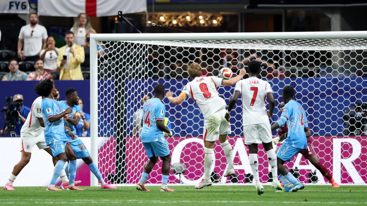 This is also the second time England has ever recovered from conceding first to win a World Cup knockout match (the first being the 1966 Final vs West Germany) (Pic: X/@HKane)