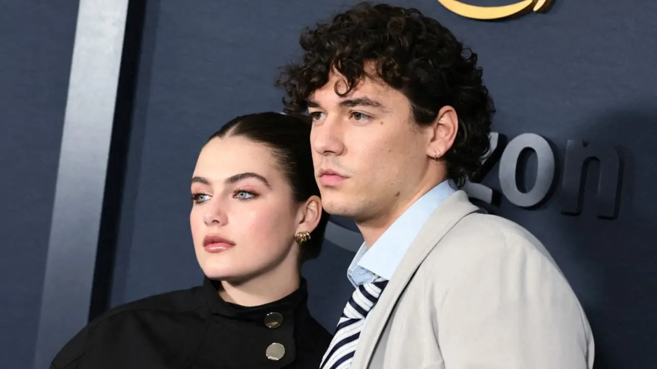 Off Campus star Ella Bright says she would 'never' date co-star Belmont Cameli Ella Bright and Belmont Cameli. Pic via AFP