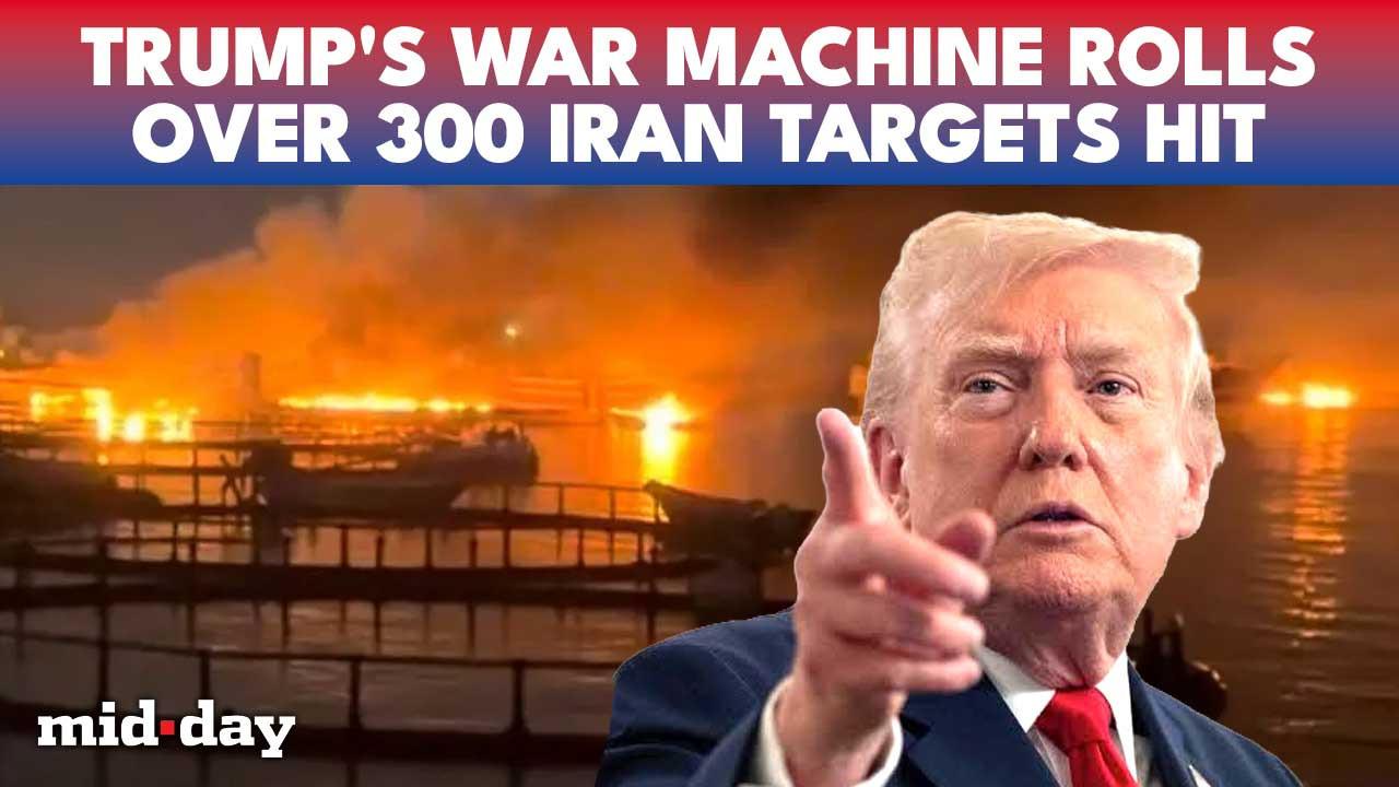 US Hits 300+ Iran Military Sites in Third Wave | WATCH