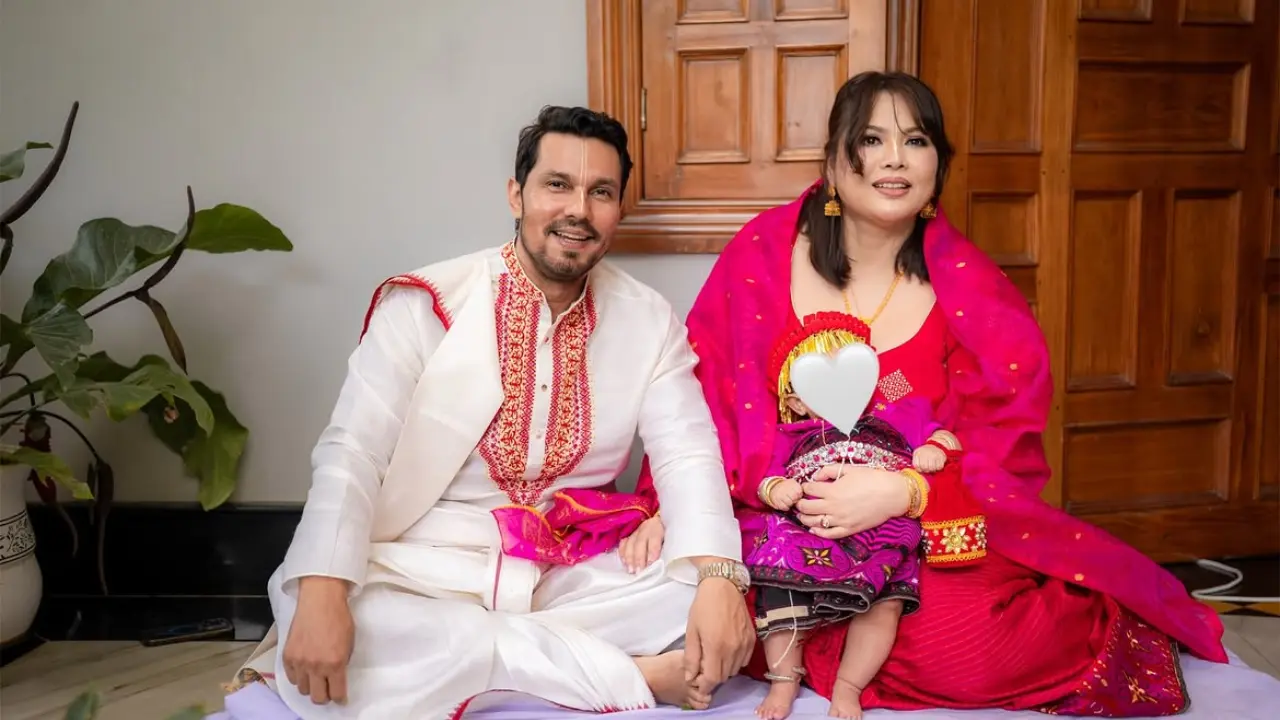 Inside Randeep Hooda, Lin Laishram's Chakumba celebration for daughter Nyomica Pictures via Instagram