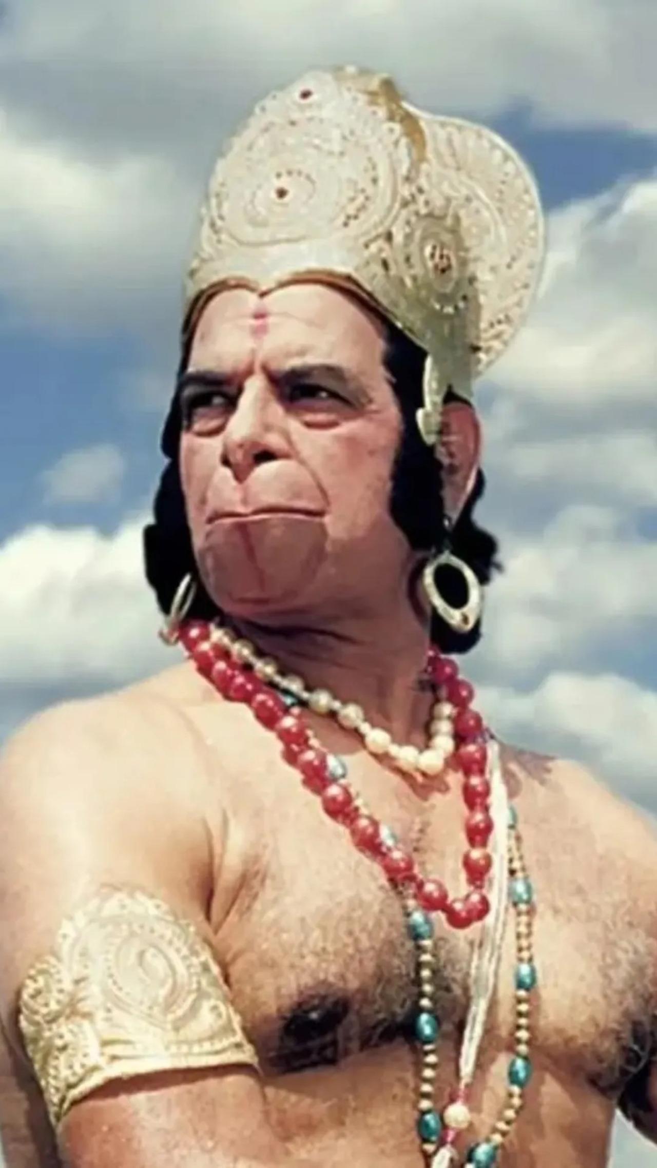 Dara Singh
Wrestler and actor Dara Singh played the role of Lord Hanuman (Bajrangbali) in the 1976 mythological film Bajrangbali.
