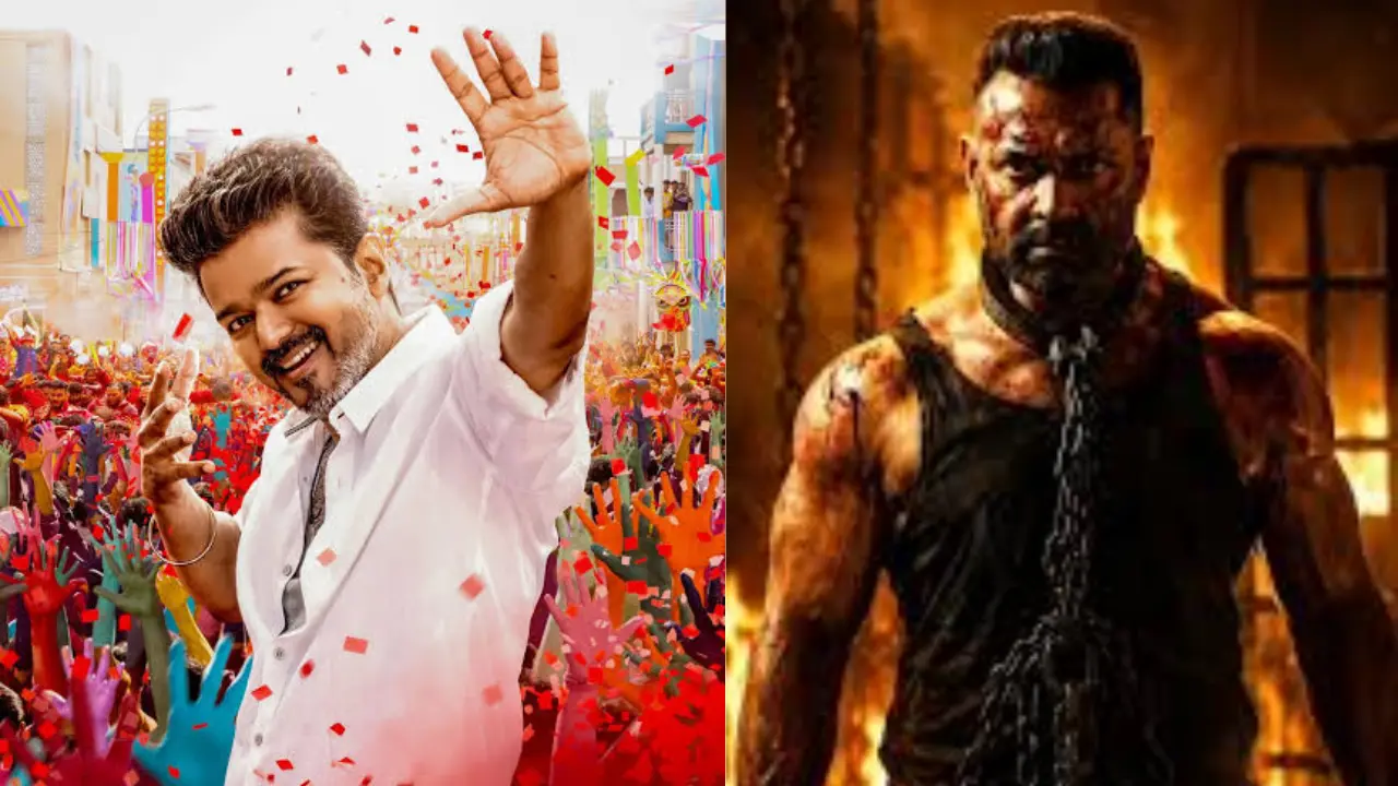 Jana Nayagan movie review: CM Vijay’s film manages to save democracy Thalapathy Vijay and Bobby Deol (Pictures via X)