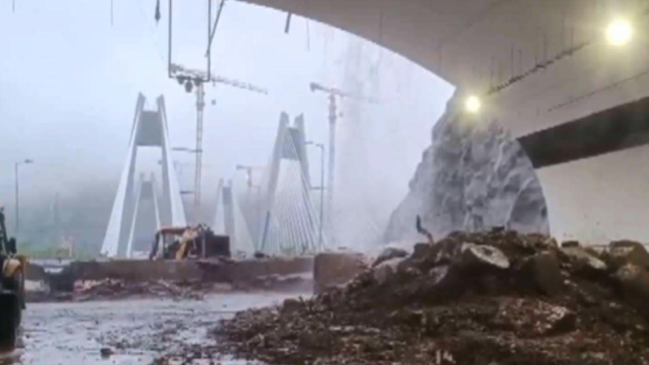 Maharashtra Monsoon: Mumbai-Pune train services disrupted after landslide in Karjat-Lonavala Ghat section The disruption comes as heavy monsoon rainfall continues to batter the Western Ghats, triggering landslides and affecting rail connectivity. Pic/ X
