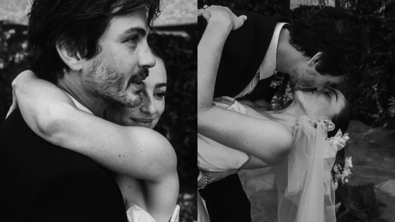 PHOTOS: Logan Lerman marries Analuisa Corrigan in intimate backyard wedding Logan Lerman and Analuisa Corrigan wedding (Pics/Instagram)