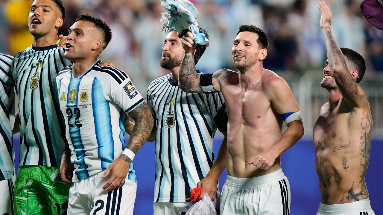 Switzerland committed numbers forward in search of another equaliser, but the defending champions sealed victory in the closing stages when Lautaro Martinez reacted quickest to convert the rebound after Kobel had made an initial save