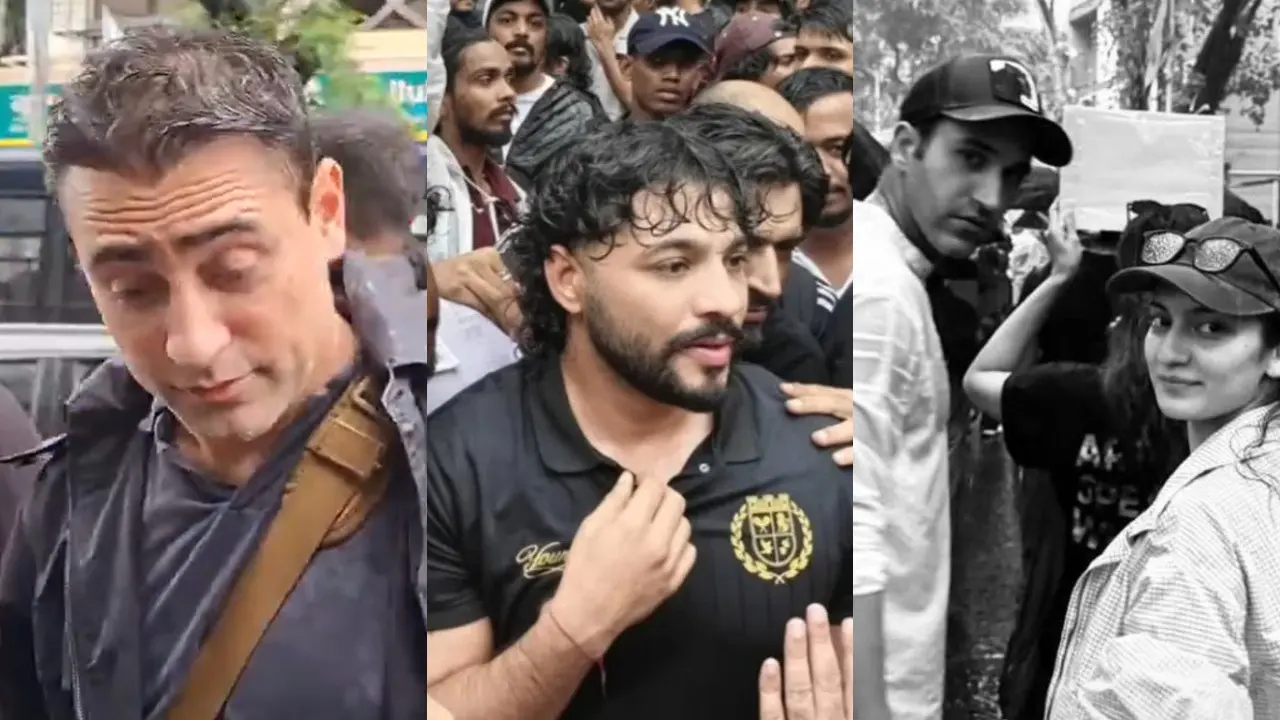 Celebrities join Mumbai student protest. Pics via X, Instagram