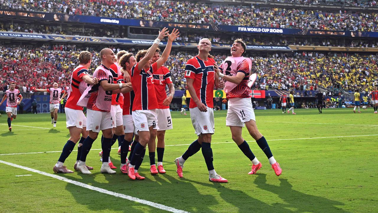 Haaland knocks Brazil out of World Cup as Norway reach quarters Norway's forward Erling Braut Haaland celebrates scoring his team's second goal during the 2026 World Cup round of 16 football match between Brazil and Norway at the New York/New Jersey Stadium in East Rutherford. Pic/AFP