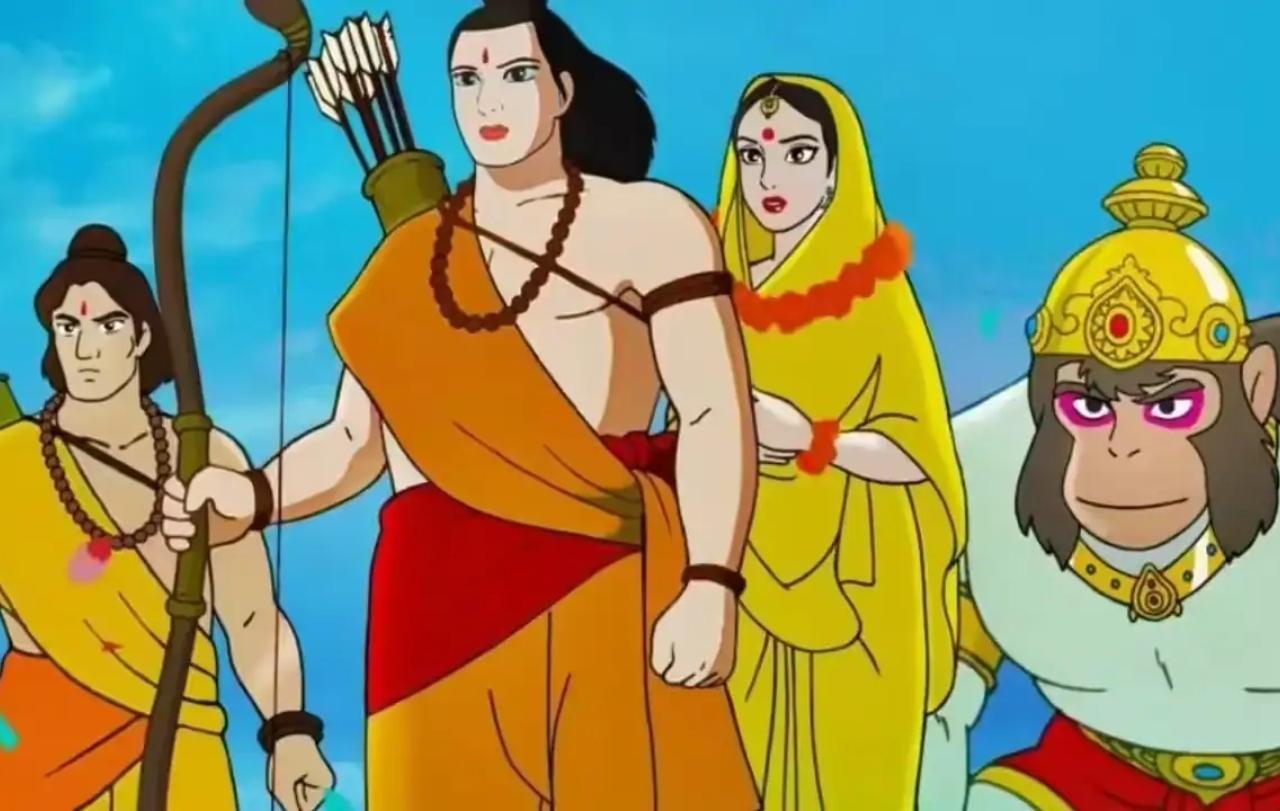 Ramayana: The Legend of Prince Rama (1993)
It is a critically acclaimed Indo-Japanese animated film directed by Yugo Sako, Ram Mohan, and Koichi Sasaki. Featuring the voices of Bryan Cranston, Arun Govil, Raell Padamsee, and the late Amrish Puri in the English version, the film beautifully retells the journey of Lord Rama with stunning hand-drawn animation.