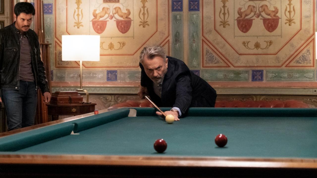 Assassin Club (2023)
In Assassin Club (2023), Sam Neill played Caldwell, a mysterious figure caught in a deadly web of elite contract killers. Starring Henry Golding, Noomi Rapace and Daniela Melchior, the action thriller follows an assassin who discovers that his targets are fellow assassins hired to eliminate him.
