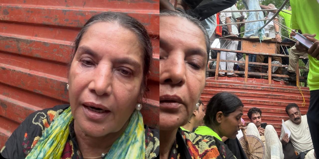 CJP protest: Shabana Azmi's health detoriates, continues protesting - Watch Shabana Azmi at CJP protest. Pics via Instagram