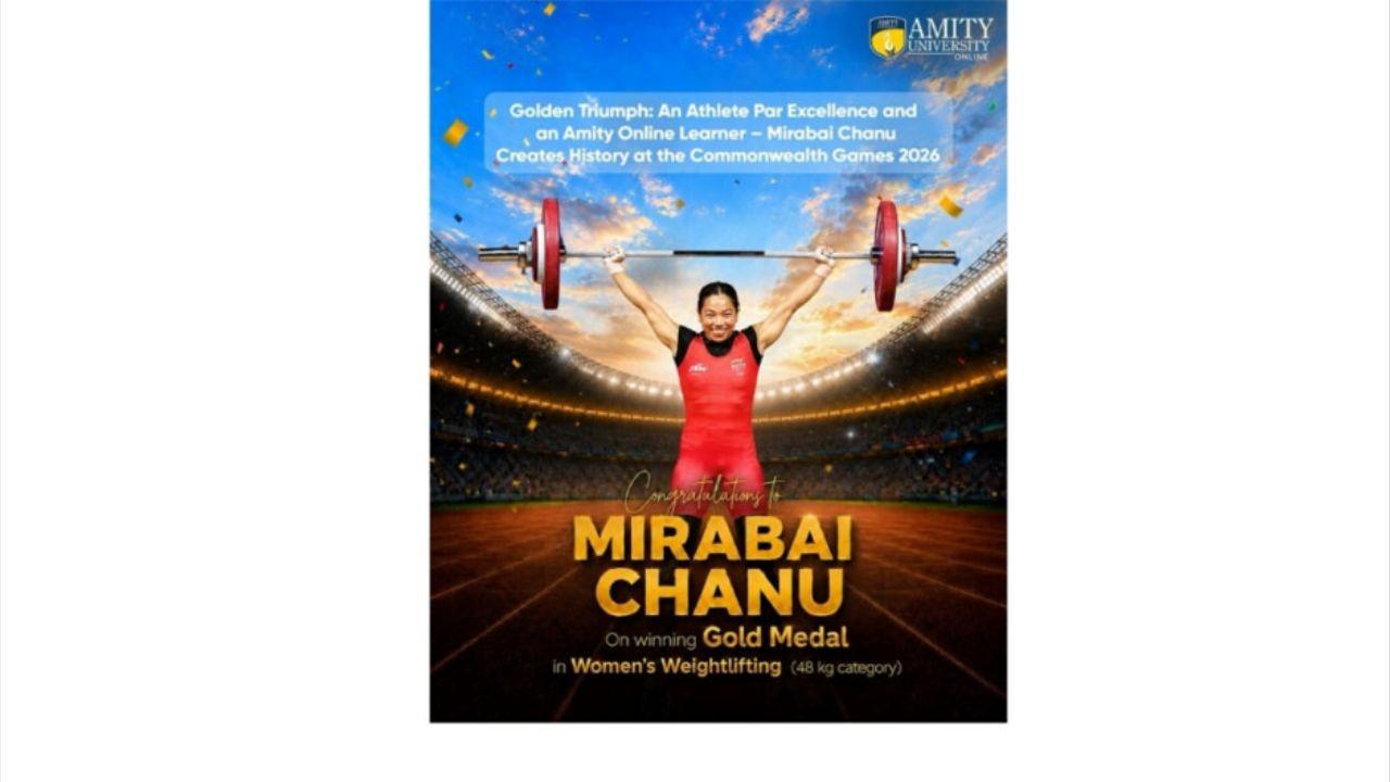 Amity Online Learners Make India Proud at the Commonwealth Games 2026 While Pursuing Their Education Amity University Online.