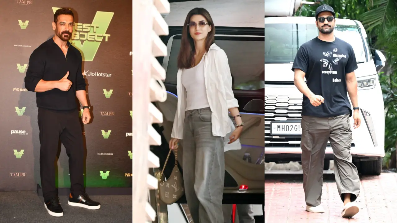 Spotted in the city: John Abraham, Kriti Sanon, Vicky Kaushal and more Spotted in the city. Pics via Yogen Shah