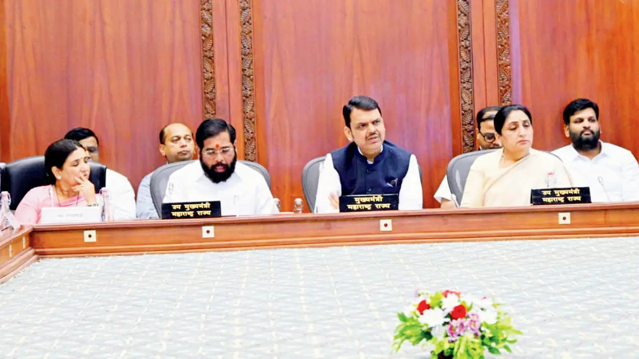 (From left) Shiv Sena chief Eknath Shinde, Chief Minister and BJP leader Devendra Fadnavis, and NCP national president Sunetra Pawar. Comments by certain leaders in the ruling alliance in the past few months reveal that not everyone within the Mahayuti is happy. PIC/X/@Dev_Fadnavis