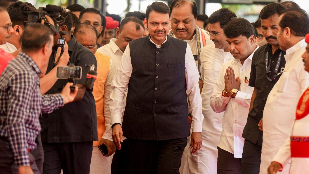 Chief Minister Devendra Fadnavis arrives at Vidhan Bhavan as the Maharashtra Monsoon Assembly Session 2026 gets underway (Pic/PTI) Chief Minister Devendra Fadnavis arrives at Vidhan Bhavan as the Maharashtra Monsoon Assembly Session 2026 gets underway (Pic/PTI)