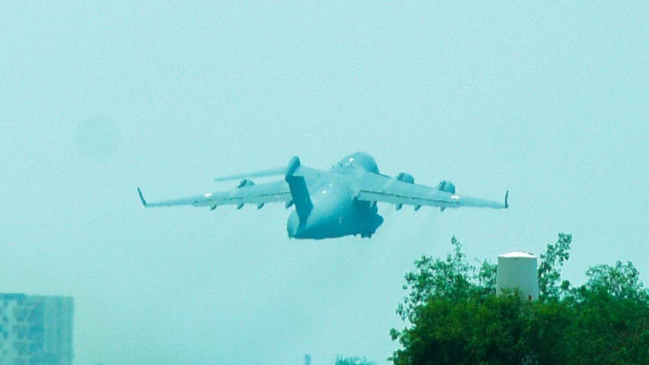 The relief team from the 60 Para Field Hospital departed from Hindon Air Force Station aboard two Indian Air Force C-17 Globemaster aircraft, beginning its humanitarian mission across continents