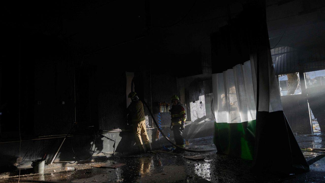 In the city of Dnipro, a Russian attack killed five people and wounded 25 others -- three of whom were in serious condition -- local governor Oleksandr Ganzha said In the city of Dnipro, a Russian attack killed five people and wounded 25 others -- three of whom were in serious condition -- local governor Oleksandr Ganzha said