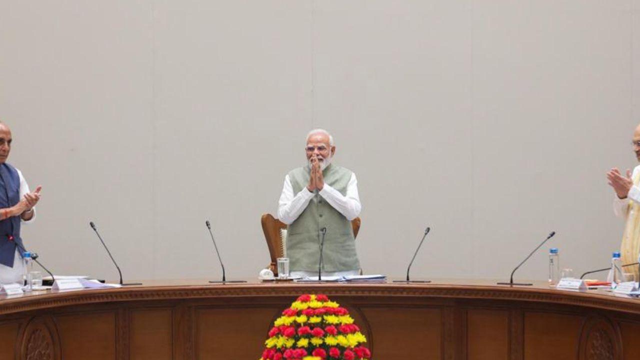 &nbsp;In a strong endorsement of the government's political and developmental agenda, the Cabinet expressed its "full support" for Modi's leadership in building a developed India by 2047 and lauded "his tireless dedication to public service"