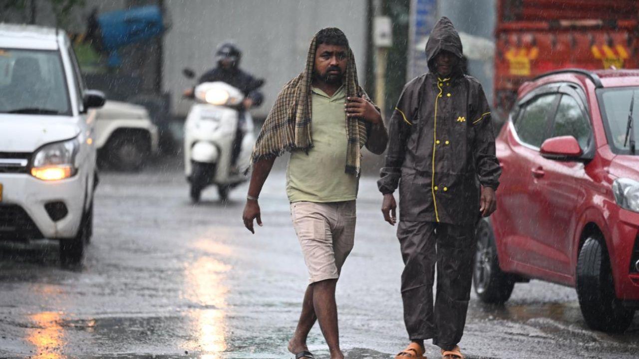 Parts of Mumbai, including Wadala on Tuesday witnessed thunderstorms and scattered rainfall