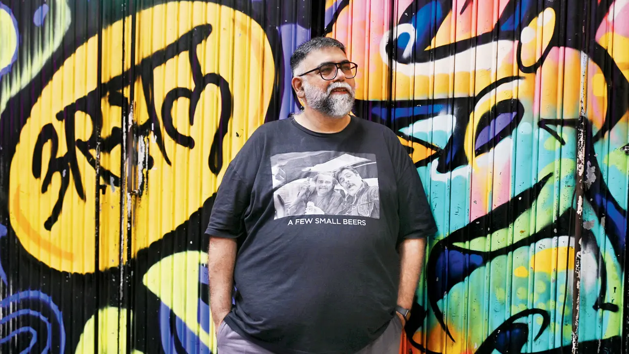 Akarsh Khurana: We found an urban language to define us Akarsh Khurana takes a break at the Lower Parel venue during the conversation. Pics/Ashish Raje